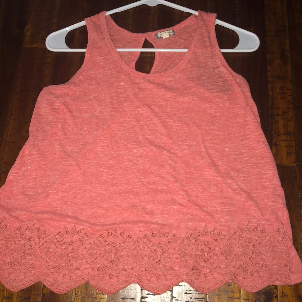 Coral shirt